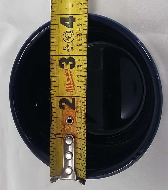 Fiestaware Cobalt Ramekin Fiesta Retired Blue Individual Cake Baker 4"x2" - Picture 9 of 10